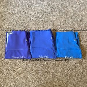 DO NOT BUY - COLOR COMPARISON POST of Charged Indigo, Violet Viola and Nile Blue